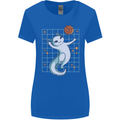 Axolotl Playing Volleyball Womens Wider Cut T-Shirt Royal Blue