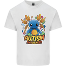 Axolottle Autism Awareness Autistic Kids T-Shirt Childrens White