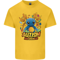 Axolottle Autism Awareness Autistic Kids T-Shirt Childrens Yellow