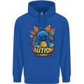 Axolottle Autism Awareness Autistic Mens 80% Cotton Hoodie Royal Blue