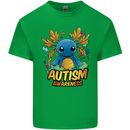 Axolottle Autism Awareness Autistic Mens Cotton T-Shirt Tee Top Irish Green