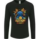 Axolottle Autism Awareness Autistic Mens Long Sleeve T-Shirt Black