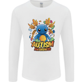 Axolottle Autism Awareness Autistic Mens Long Sleeve T-Shirt White
