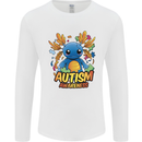 Axolottle Autism Awareness Autistic Mens Long Sleeve T-Shirt White
