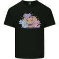 Axolottle Pumpkin Cute Halloween Kawaii Kids T-Shirt Childrens Black