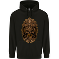 Aztec Skull Childrens Kids Hoodie Black