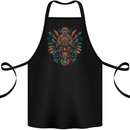 Aztec Skull Mexico Cotton Apron 100% Organic Black