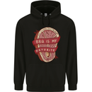 BBQ is My Favourite Funny Steak Grill Braai Childrens Kids Hoodie Black