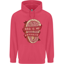 BBQ is My Favourite Funny Steak Grill Braai Childrens Kids Hoodie Heliconia