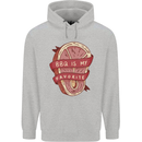 BBQ is My Favourite Funny Steak Grill Braai Childrens Kids Hoodie Sports Grey