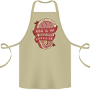 BBQ is My Favourite Funny Steak Grill Braai Cotton Apron 100% Organic Khaki