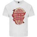 BBQ is My Favourite Funny Steak Grill Braai Kids T-Shirt Childrens White