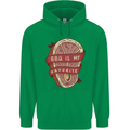 BBQ is My Favourite Funny Steak Grill Braai Mens 80% Cotton Hoodie Irish Green