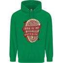 BBQ is My Favourite Funny Steak Grill Braai Mens 80% Cotton Hoodie Irish Green