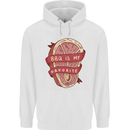 BBQ is My Favourite Funny Steak Grill Braai Mens 80% Cotton Hoodie White