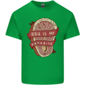 BBQ is My Favourite Funny Steak Grill Braai Mens Cotton T-Shirt Tee Top Irish Green