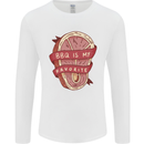 BBQ is My Favourite Funny Steak Grill Braai Mens Long Sleeve T-Shirt White