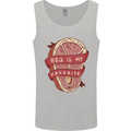 BBQ is My Favourite Funny Steak Grill Braai Mens Vest Tank Top Sports Grey