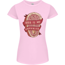 BBQ is My Favourite Funny Steak Grill Braai Womens Petite Cut T-Shirt Light Pink