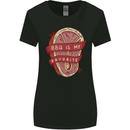 BBQ is My Favourite Funny Steak Grill Braai Womens Wider Cut T-Shirt Black