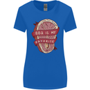 BBQ is My Favourite Funny Steak Grill Braai Womens Wider Cut T-Shirt Royal Blue
