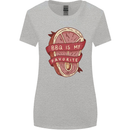 BBQ is My Favourite Funny Steak Grill Braai Womens Wider Cut T-Shirt Sports Grey
