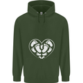 Baby Heart New Baby Pregnancy Pregnant Childrens Kids Hoodie Forest Green
