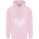 Baby Heart New Baby Pregnancy Pregnant Childrens Kids Hoodie Light Pink