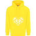 Baby Heart New Baby Pregnancy Pregnant Childrens Kids Hoodie Yellow