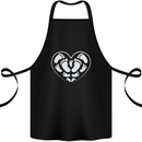 Baby Heart New Baby Pregnancy Pregnant Cotton Apron 100% Organic Black