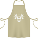 Baby Heart New Baby Pregnancy Pregnant Cotton Apron 100% Organic Khaki