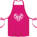 Baby Heart New Baby Pregnancy Pregnant Cotton Apron 100% Organic Pink