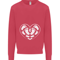 Baby Heart New Baby Pregnancy Pregnant Kids Sweatshirt Jumper Heliconia