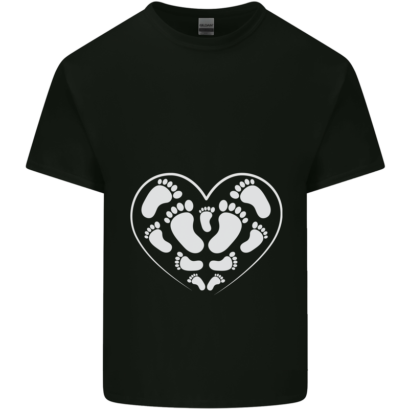Baby Heart New Baby Pregnancy Pregnant Kids T-Shirt Childrens Black