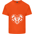Baby Heart New Baby Pregnancy Pregnant Kids T-Shirt Childrens Orange