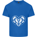 Baby Heart New Baby Pregnancy Pregnant Kids T-Shirt Childrens Royal Blue