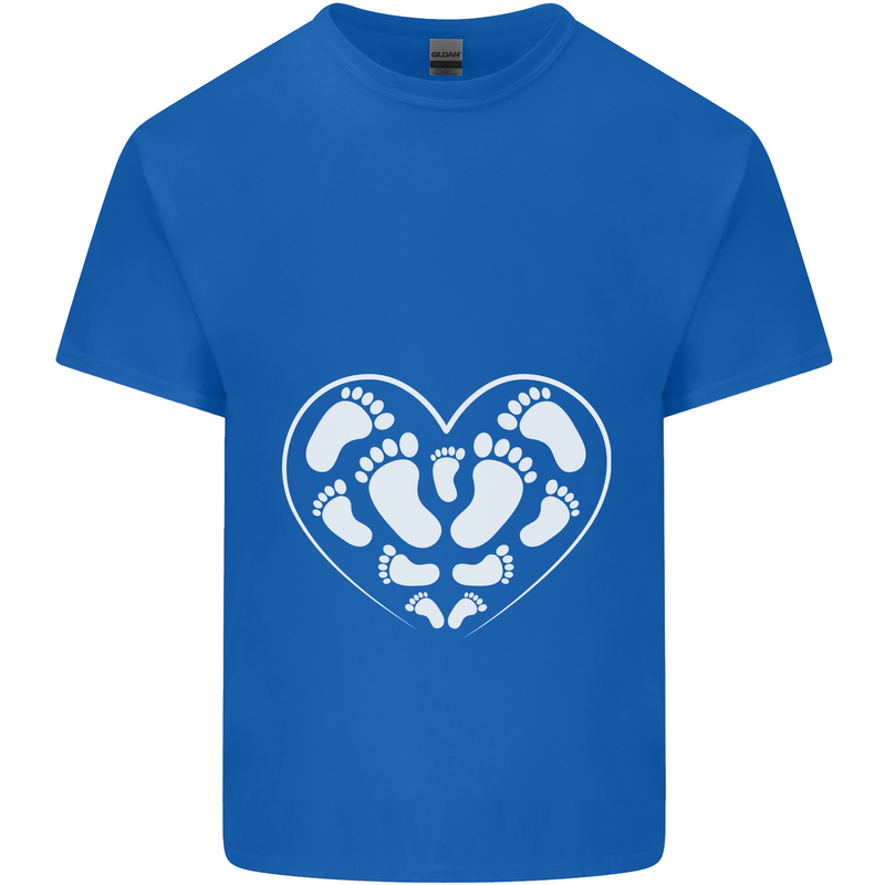 Baby Heart New Baby Pregnancy Pregnant Kids T-Shirt Childrens Royal Blue