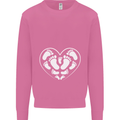 Baby Heart New Baby Pregnancy Pregnant Mens Sweatshirt Jumper Azalea
