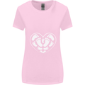Baby Heart New Baby Pregnancy Pregnant Womens Wider Cut T-Shirt Light Pink
