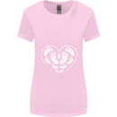 Baby Heart New Baby Pregnancy Pregnant Womens Wider Cut T-Shirt Light Pink