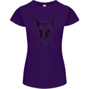 Baby Kangaroo Sketch Ecology Environment Womens Petite Cut T-Shirt