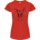 Baby Kangaroo Sketch Ecology Environment Womens Petite Cut T-Shirt