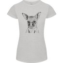 Baby Kangaroo Sketch Ecology Environment Womens Petite Cut T-Shirt