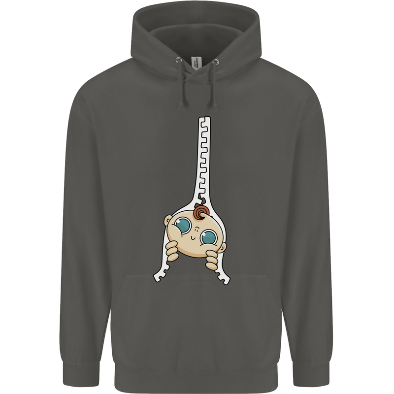 Baby Zipper New Baby Pregnancy Pregnant Childrens Kids Hoodie Storm Grey