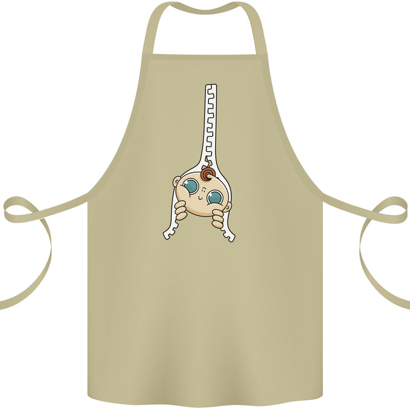 Baby Zipper New Baby Pregnancy Pregnant Cotton Apron 100% Organic Khaki