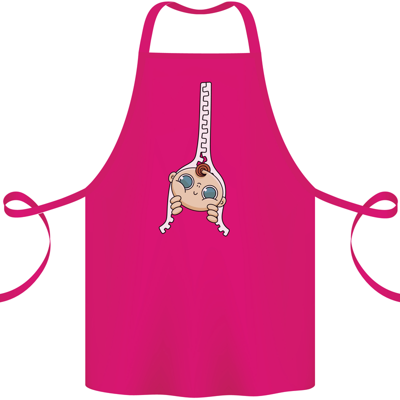 Baby Zipper New Baby Pregnancy Pregnant Cotton Apron 100% Organic Pink