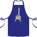 Baby Zipper New Baby Pregnancy Pregnant Cotton Apron 100% Organic Royal Blue