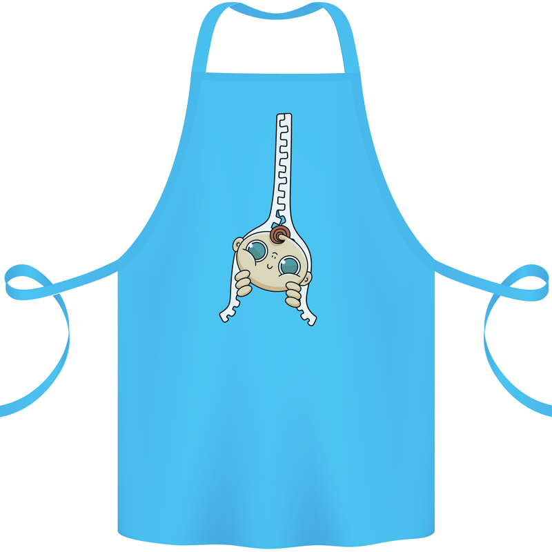 Baby Zipper New Baby Pregnancy Pregnant Cotton Apron 100% Organic Turquoise