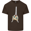 Baby Zipper New Baby Pregnancy Pregnant Mens Cotton T-Shirt Tee Top Dark Chocolate