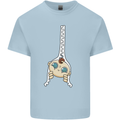 Baby Zipper New Baby Pregnancy Pregnant Mens Cotton T-Shirt Tee Top Light Blue